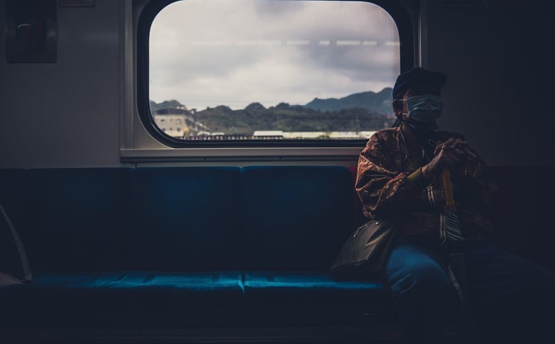 Bride and Groom Walking Down the Aisle